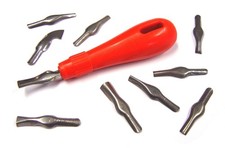 Lino Cutter Tool Handle + 10