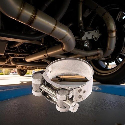 Stainless steel exhaust clamp - steel,