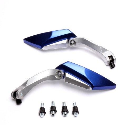 Universal blue 10mm mirrors - universal,