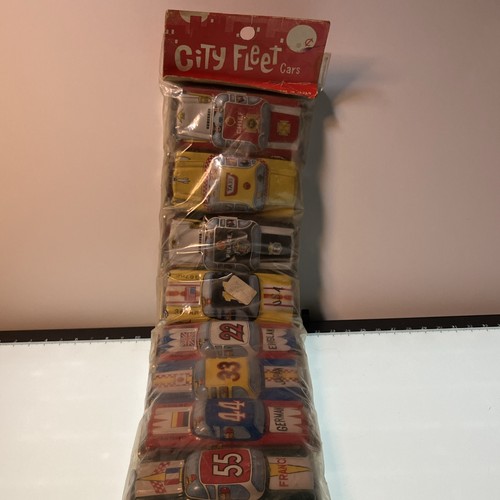City fleet vintage tin toy - city,