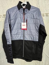 SWIX Men's Navado Hybrid Insulated Jacket Softshell Light Grey Melange Size M