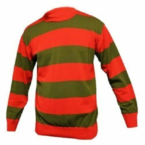 Kids red green stripe jumper - green,