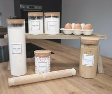 Glass storage Jars with Cork