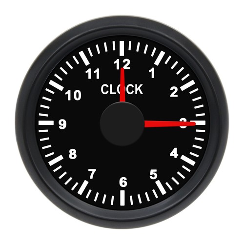 Auto 52mm clock gauge 12hours - auto,