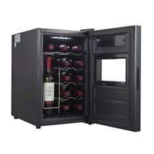 Cookology CWTE15BK 39L Thermo Electric Wine Cooler – 15 Bottle Capacity – Black
