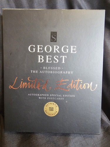 George best signed book - george,