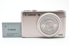 Canon PowerShot S120 Silver Digital Camera Tested with Battery VHTF from Japan