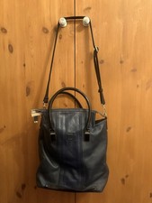 Aubrey Soft Black Leather Tote