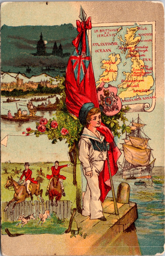 British patriotic postcard - british,
