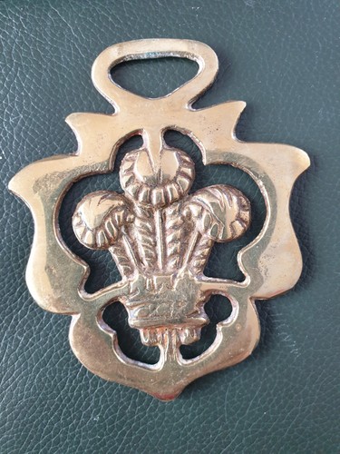 Vintage england brass horse - vintage,
