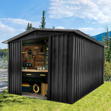 6X4,8X6,8X10 Metal Garden Shed