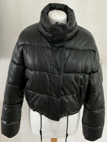 Bershka black puffer - bershka., black.