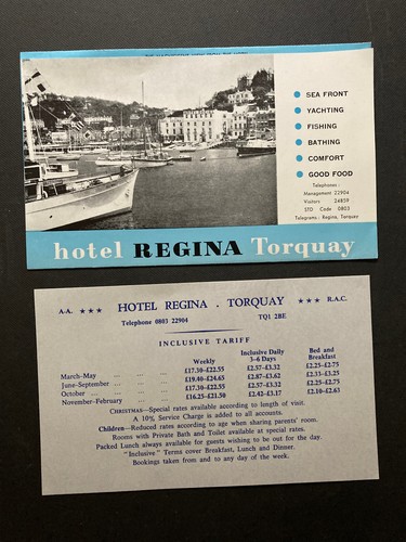 Hotel regina torquay - regina, vintage