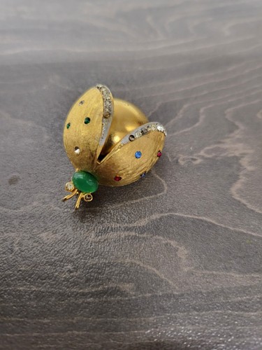 Ladybird brooch vintage - brooch,