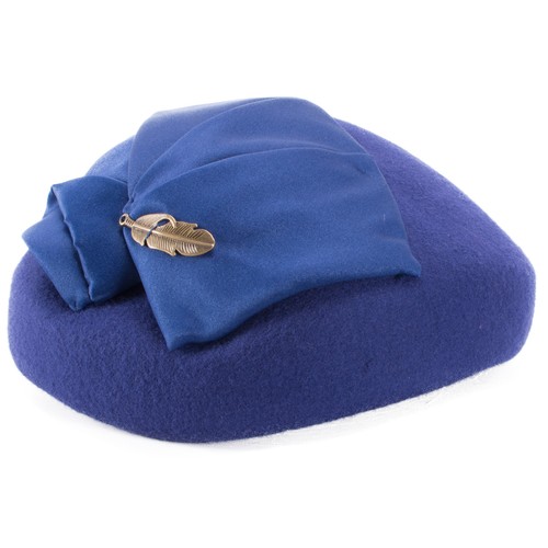 Women 1940s wool felt tam - felt,