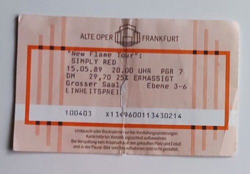 Simply red 1989 - simply, 15.05.1989
