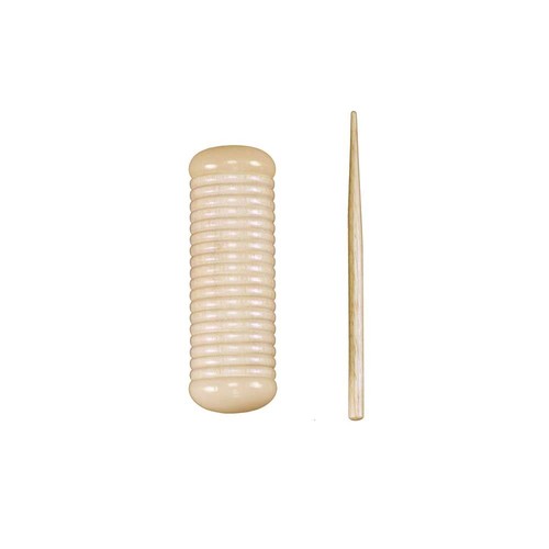 Natural wooden guiro - wooden,