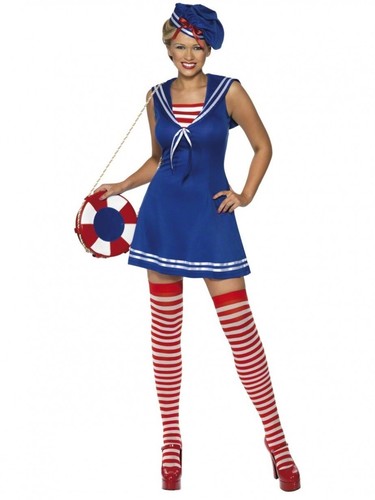 Adult ladies navy sailor - adult,