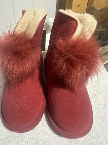 Bearpaw women pink suede - bearpaw, women’s