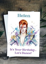 David Bowie Birthday Day Card