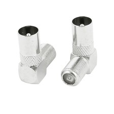 2 Pcs F-Type Female to PAL