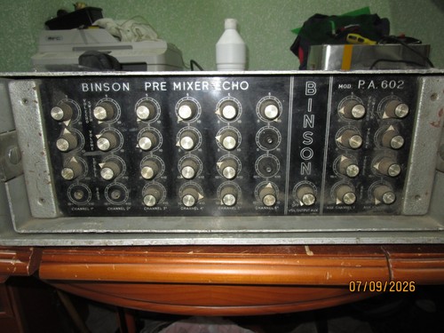 Binson pre mixer - pre, echo