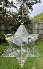 BHS Moravian Star Glass