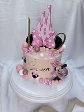 Minnie Mouse cake topper  Set