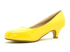 LADIES WOMENS LOW KITTEN HEEL COURT SHOES PUMPS WORK PARTY EVENING UK SIZE 9–12