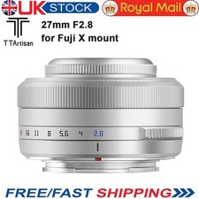 TTArtisan 27mm F2.8 APS-C Auto Focus Lens for Fujifilm X Mount Camera Sliver