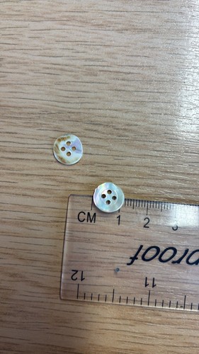 Mother pearl round buttons - mother,