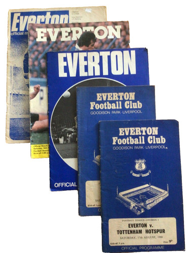Football programmes everton - football, fc