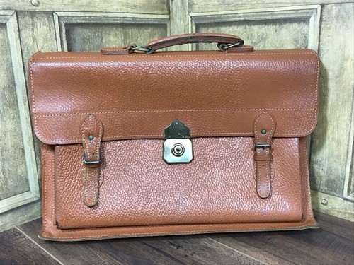 Vintage leather briefcase - vintage, /
