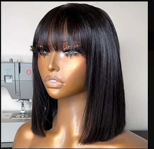 Human hair short - human, wig