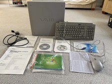 Vintage Sony Vaio Computer And