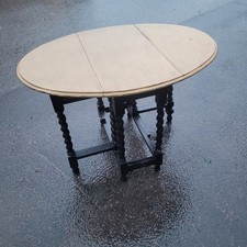 Antique Solid Oak Barley Twist