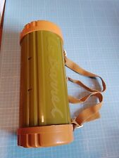 Vntg 90s Bluebird Le Barrel Tube Carrier Khaki Toy Figures Bricks LARP 30x12cm