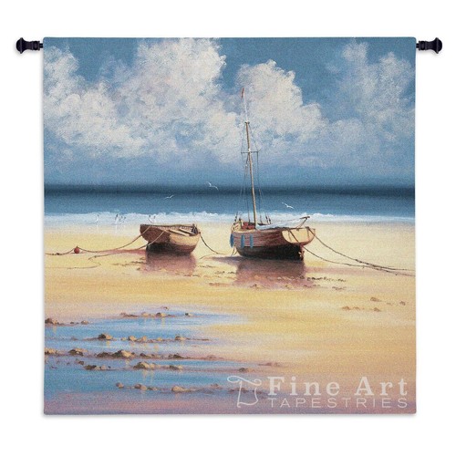 Restful moorings nautical - nautical, wall