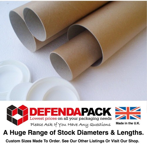 Cardboard postal tubes poster - cardboard,
