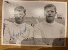 Tony Book Manchester City Genuine Hand Signed 7x5 bordered photo Autograph