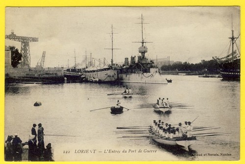 Old postcard lorient - old,