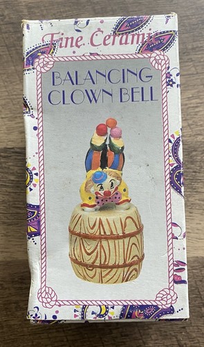 Fine ceramic balancing clown - fine,