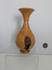 Wooden Hand Turned Stem Vase