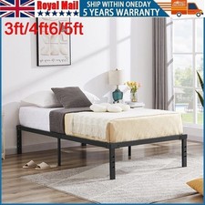Frame Bed UK Platform Bed 5ft Bed 4ft6 Base Single/Double/King 3ft Size Ohikgzju