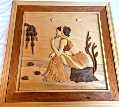 Ethnic marquetry hand - ethnic,