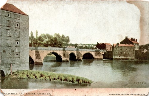 Burrow old mill and bridge - old,