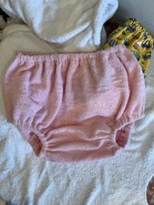 Adult Sized Terry Towelling  Pants Nappy Covers L 34-38 WaistNOT WATERPROOF ABDL