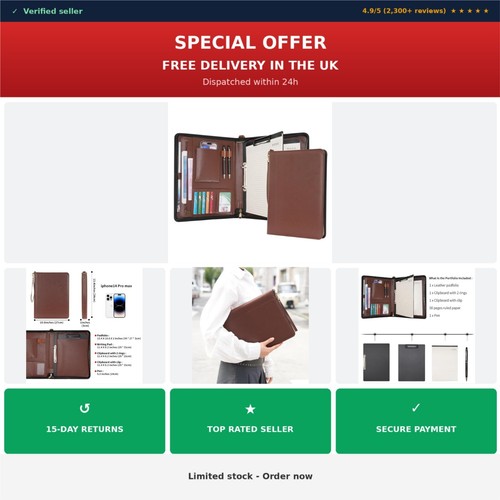 Wason portfolio zipper - a4,