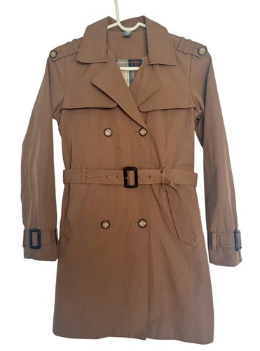 Zara kids tan brown trench - kids, tan/brown
