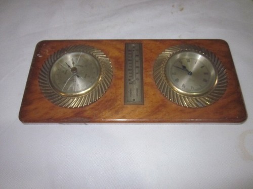 Barometer old used glass - old,